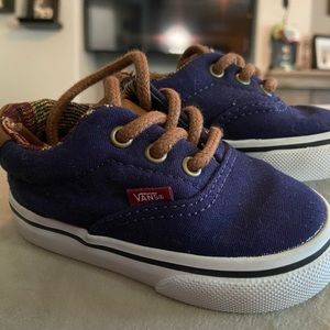Toddler Navy Vans Size 4